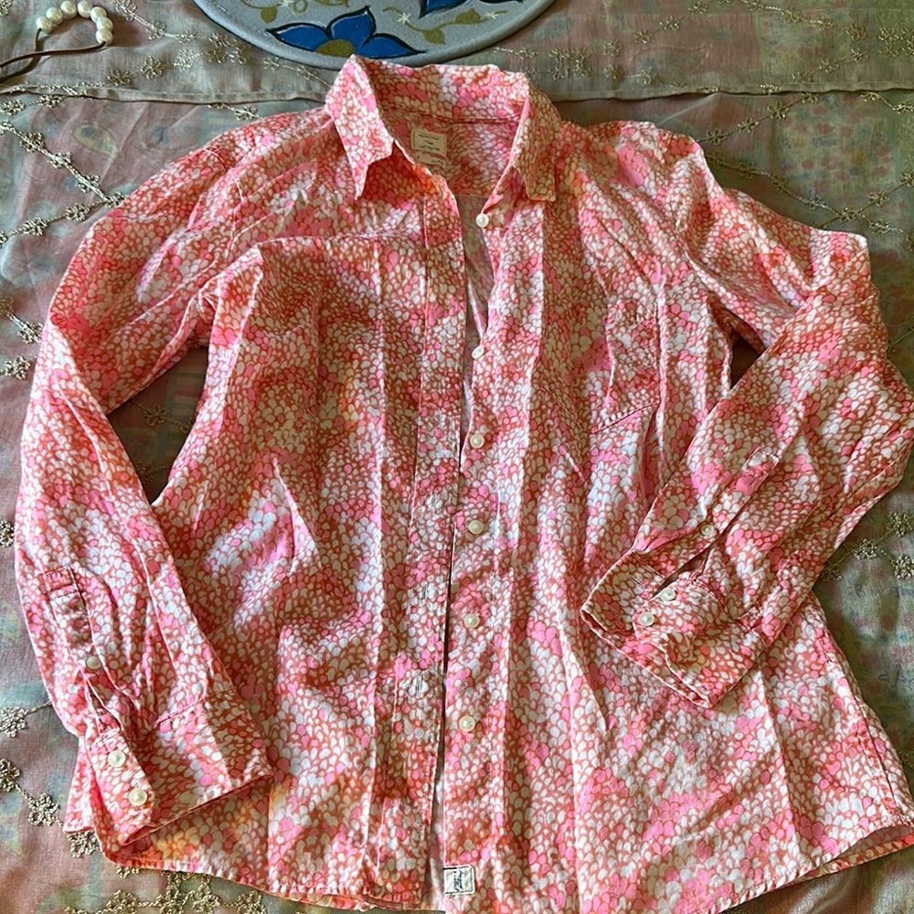 GAP Pink Button Down Shirt for Women